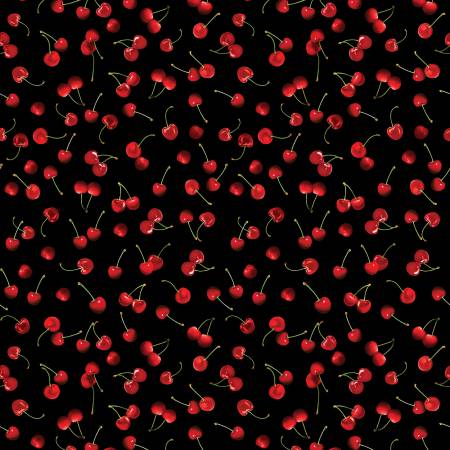 Cute Cherries Black  ( Cherry Hill )
