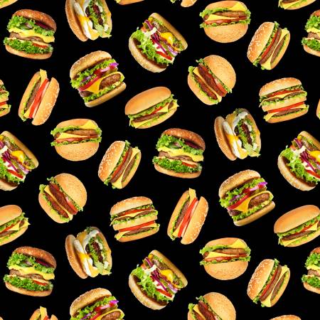 Favorite Foods 701BLACK   Hamburgers