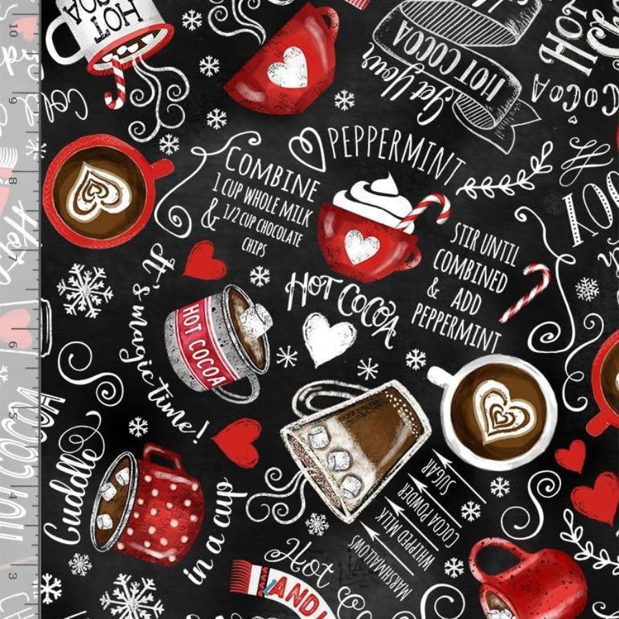 Gail-C1407 Black Hot Chocolate Winter Drinks