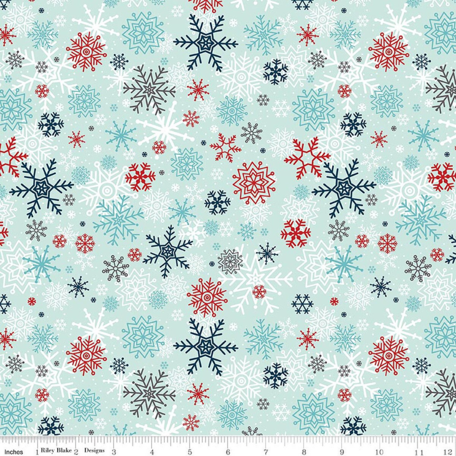 A Perfect Winter Snowflakes Powder