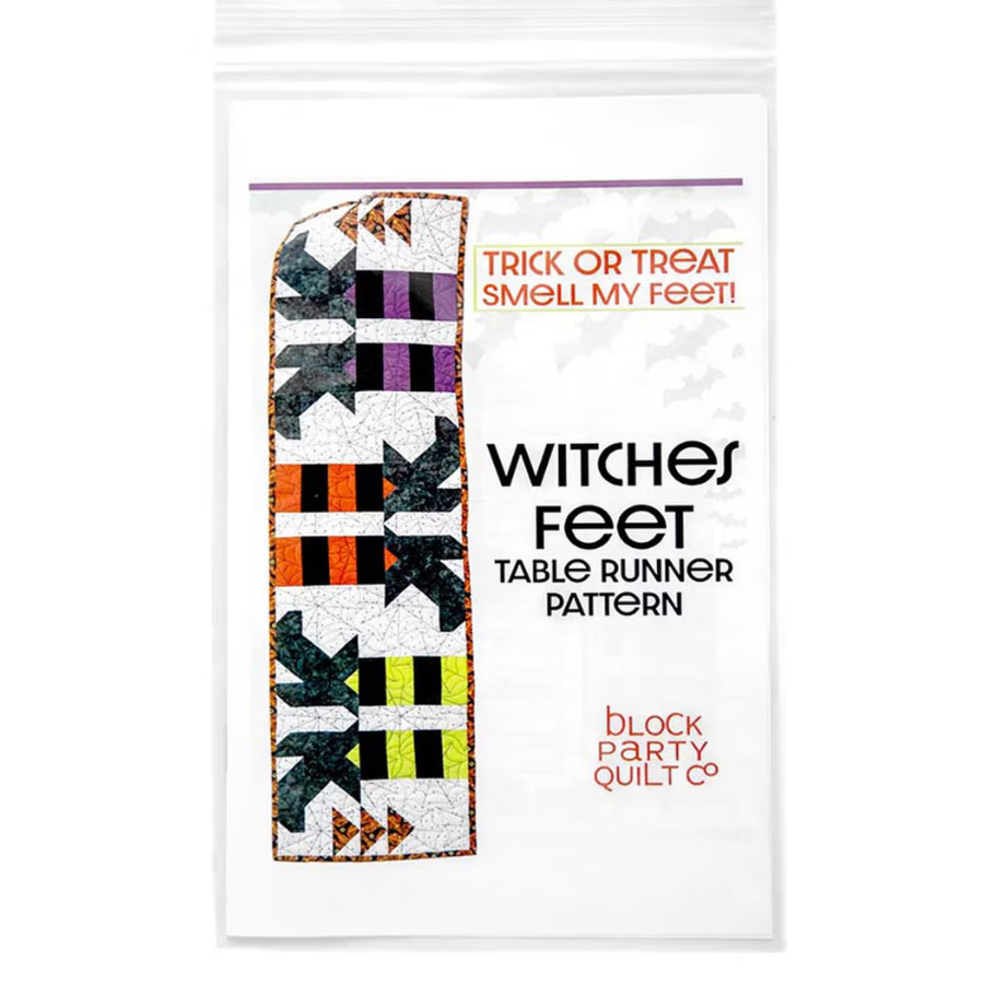 Block Party Quilt Co Witches Feet Table Runner Pattern