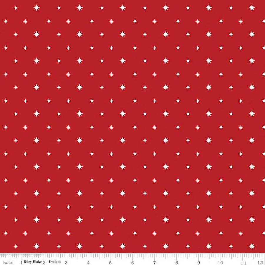 Charming Christmas Stars Red