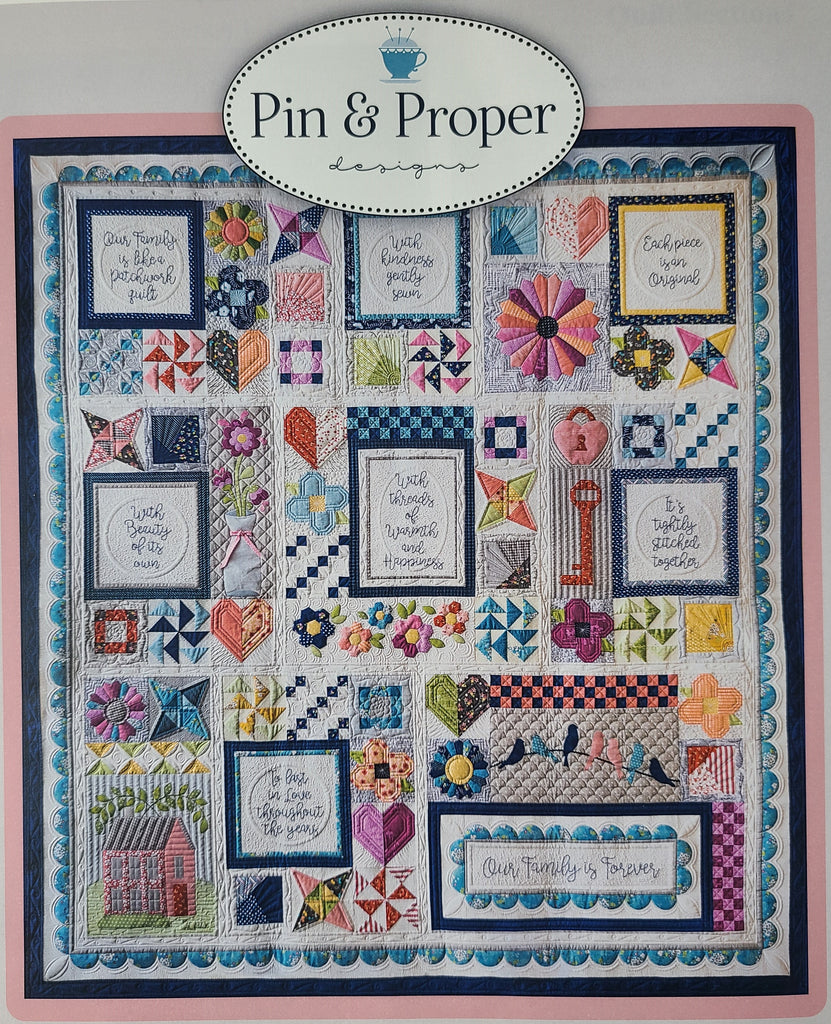 Quilters Block of the Month Club "Our Family" (Billed Monthly)