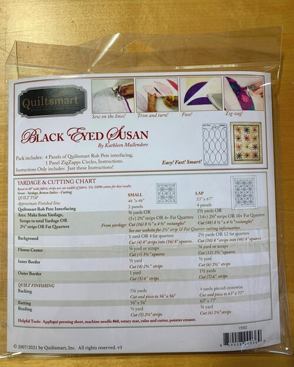 Black Eyed Susan  Quilt Smart