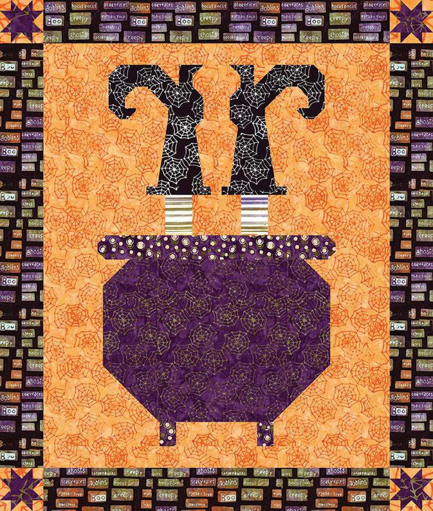 Expressions Batiks Oops! Quilt pattern and Kit Sandy Gervais Includes Cauldron Box