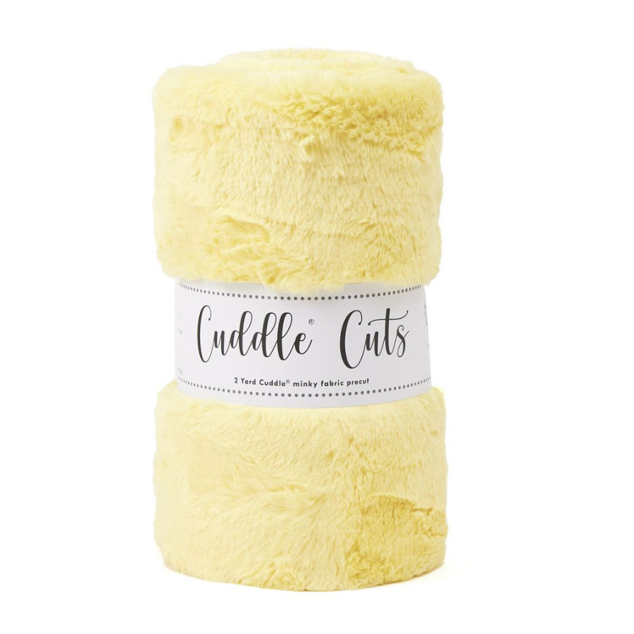 2 Yard Cut Luxe Cuddle HIDE BANANA