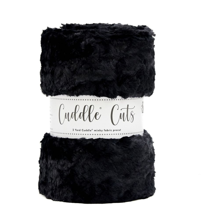 Luxe Cuddle MARBLE BLACK2 Yard Cut