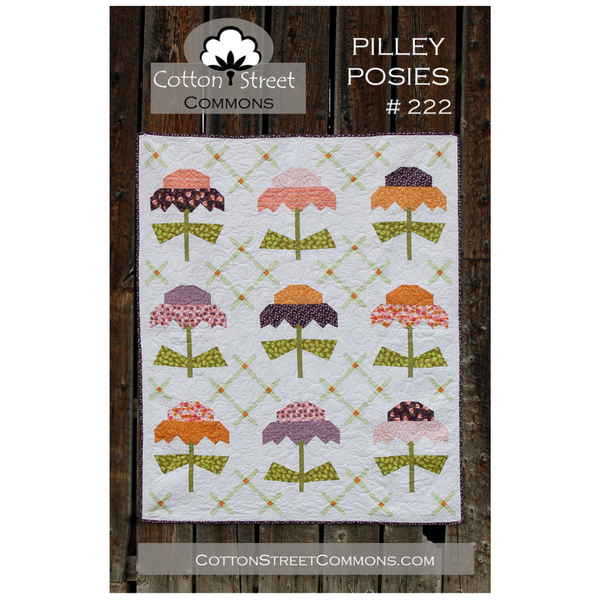 Pilley Posies #222 Quilt Pattern Printed