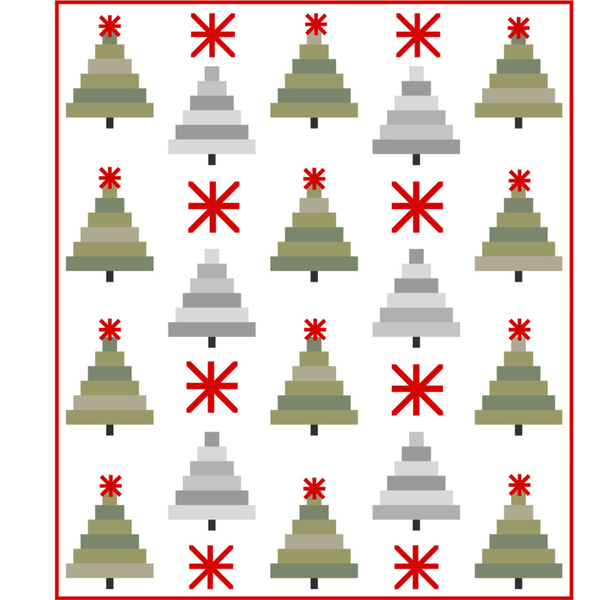 STARLIGHT TREE FARM #246 Quilt Pattern Printed