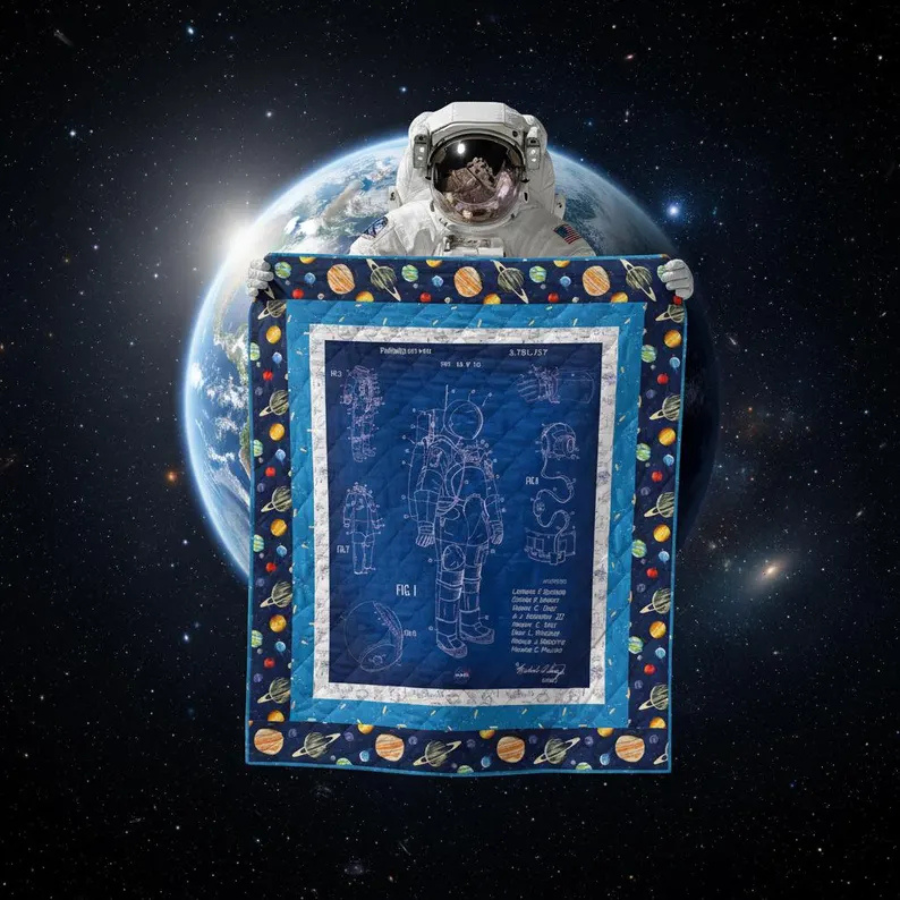 Outer Space by NASA NASA Spacesuit Panel Quilt Kit