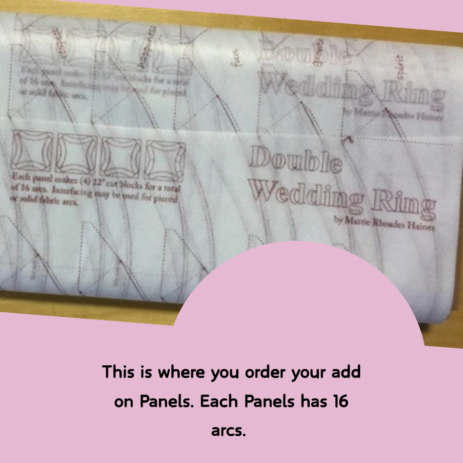 Double Wedding Ring Extra Panels