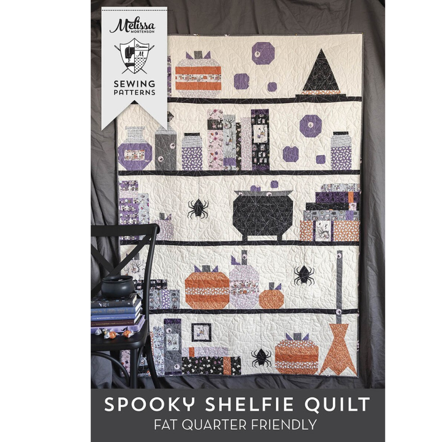 Melissa Mortenson Spooky Shelfie Quilt Pattern