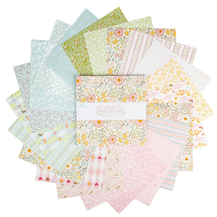 Little Posies 10 Inch Stacker, 42 Pcs.
