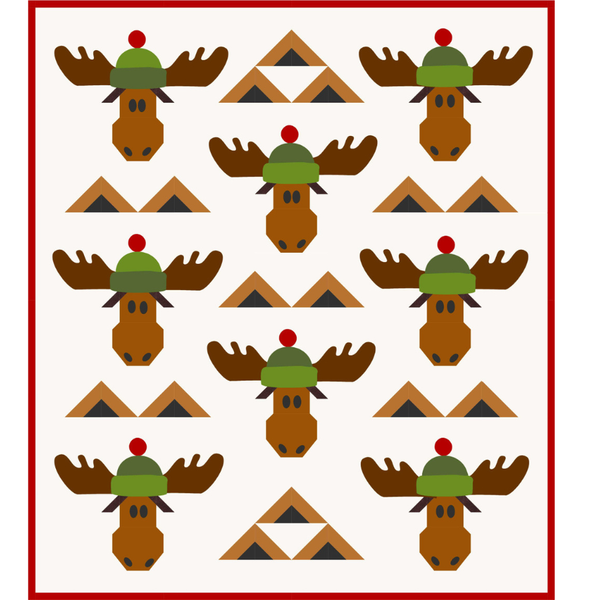 Chocolate Moose #251 Printed Quilt Pattern