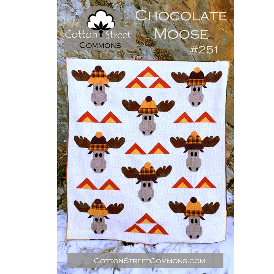 Chocolate Moose #251 Printed Quilt Pattern