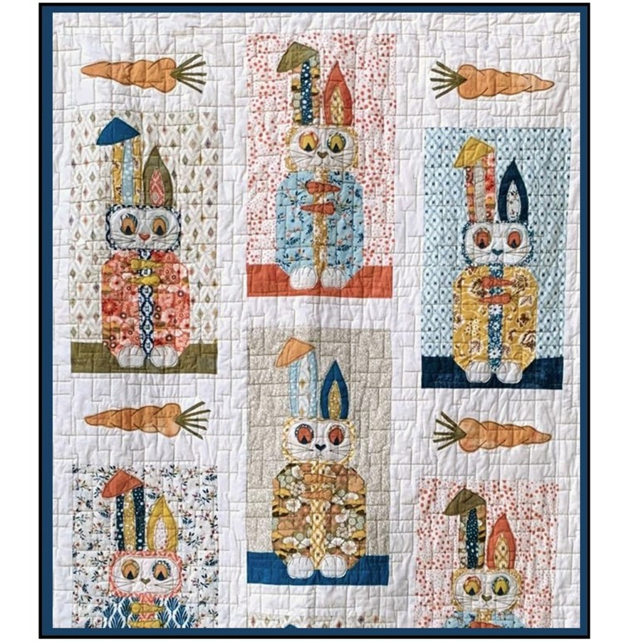 BUNNY BUNNANZA #240 Quilt Pattern Printed