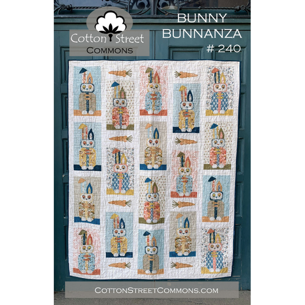 BUNNY BUNNANZA #240 Quilt Pattern Printed