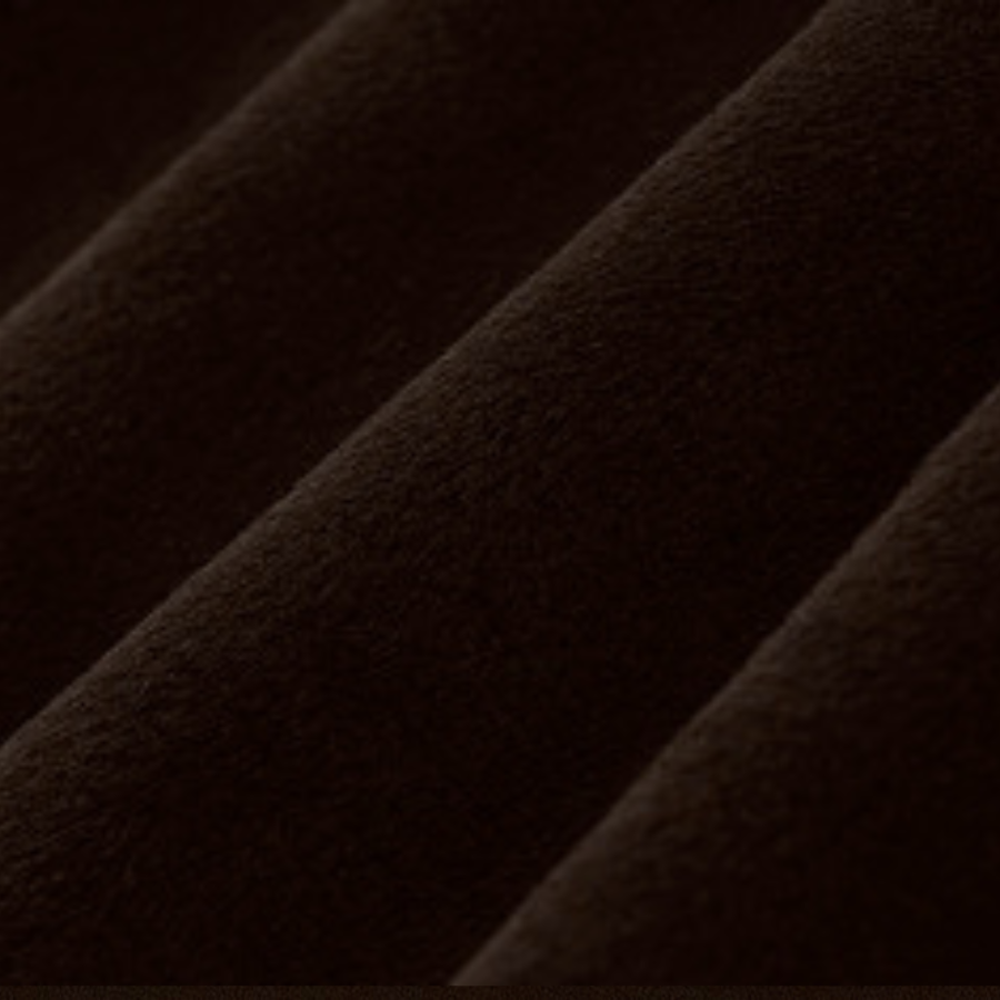 Minky Solid Cuddle 3 Extra Wide 90 C390 CHOCOLATE Continuous Yard Cuts