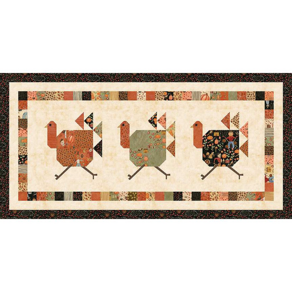 Turkey Trot Table Runner Pattern And Kit Sandy Gervais