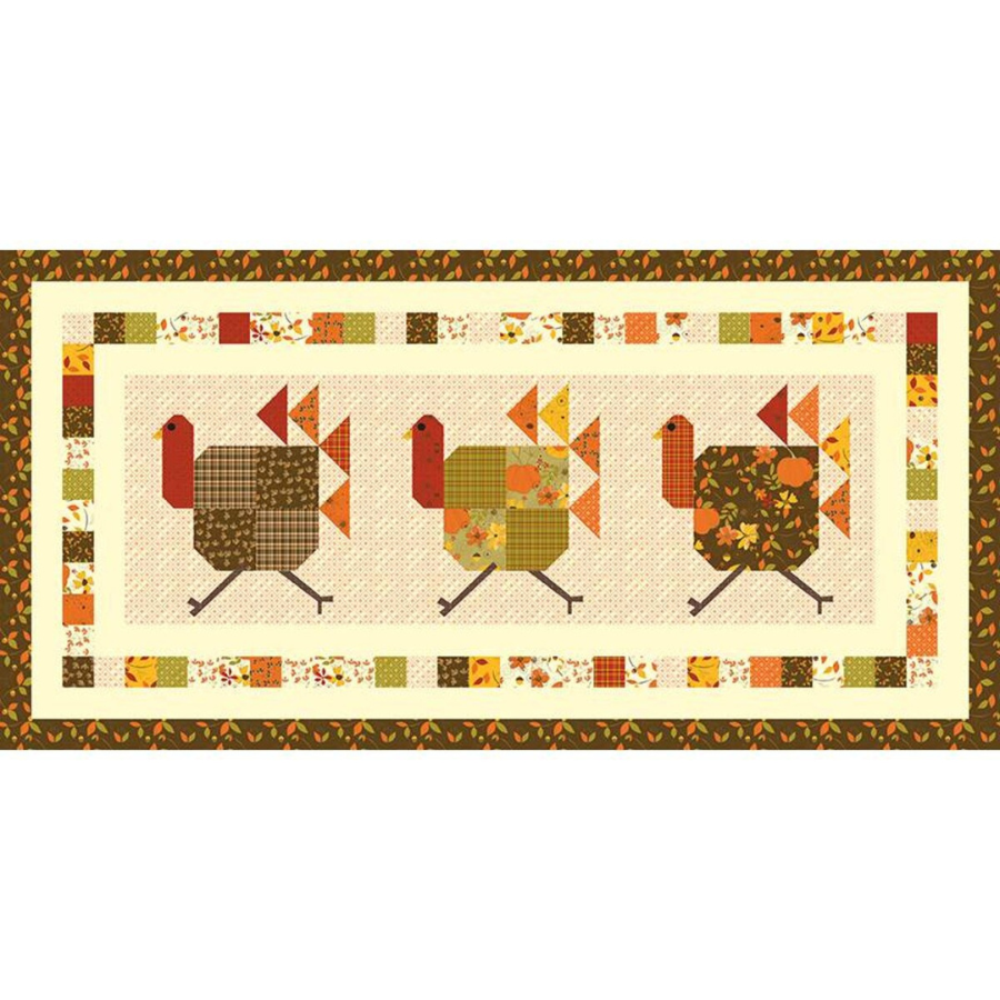 Turkey Trot Table Runner Pattern And Kit Sandy Gervais