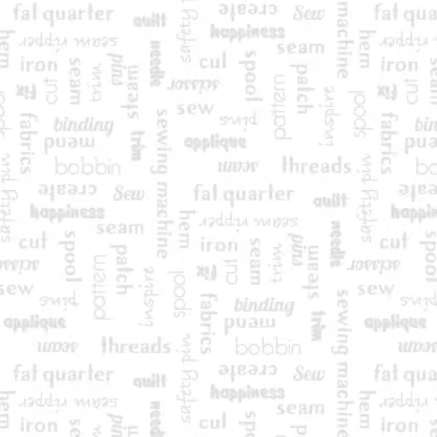 Sew Happy   39152  White  Lettering
