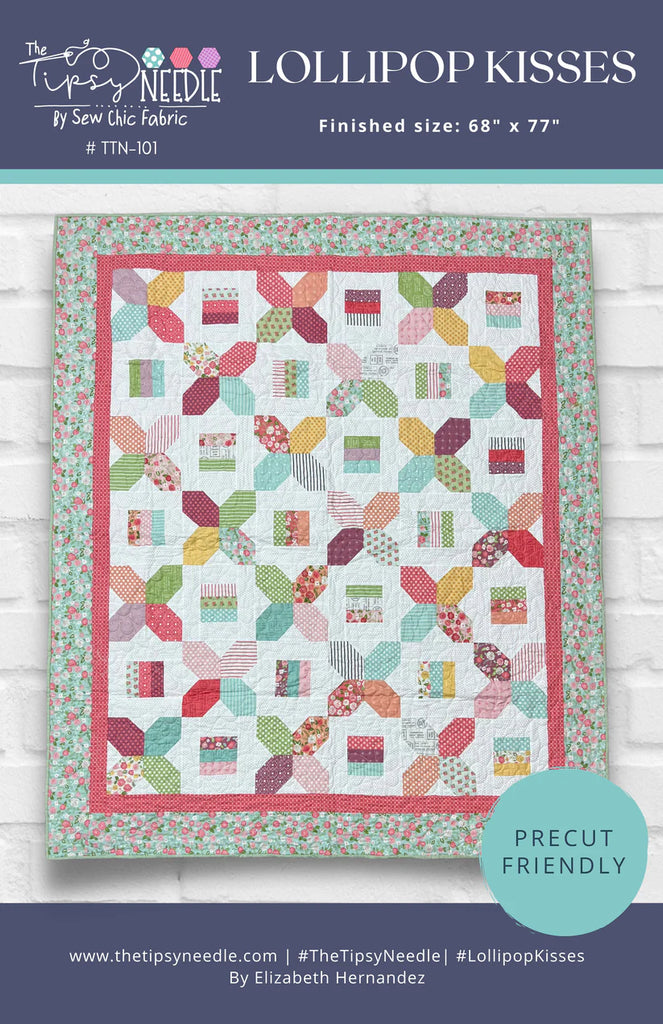 Lollipop Kisses Printed Quilt Pattern TTN-101