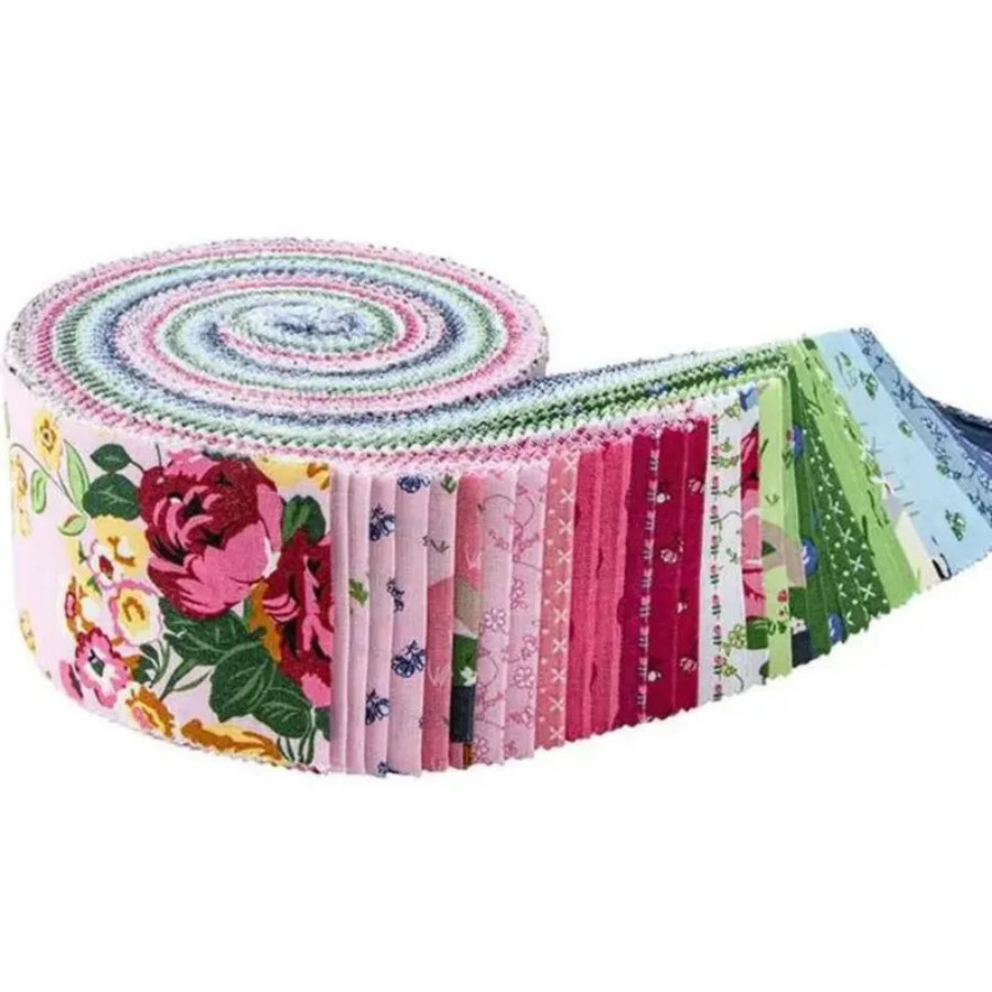 Tulip Cottage Rolie Polie: Riley Blake 2.5" Fabric Strips