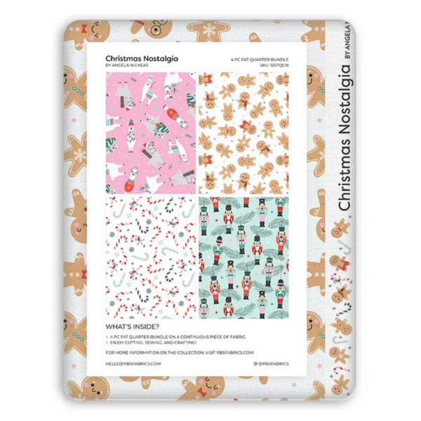 Christmas Nostalgia by Angela Nickeas fat quarters